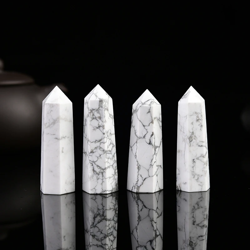 Natural 5-6cm Mini Howlite Point