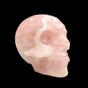 Natural Rose Quartz Skull