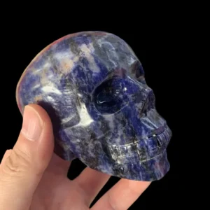 Natural Sodalite Skull