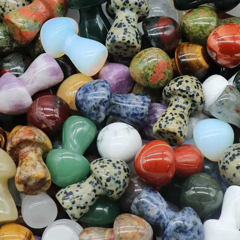 Natural 22x35mm Crystal Mushroom - Image 3