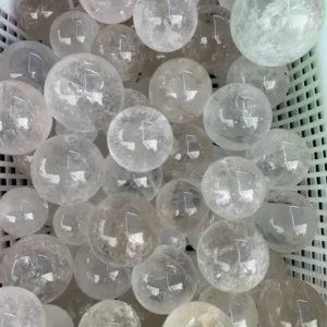 Natural 5-8cm Clear Quartz Sphere