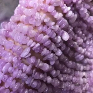 Natural Kunzite Chips For Jewelry Making Beads,