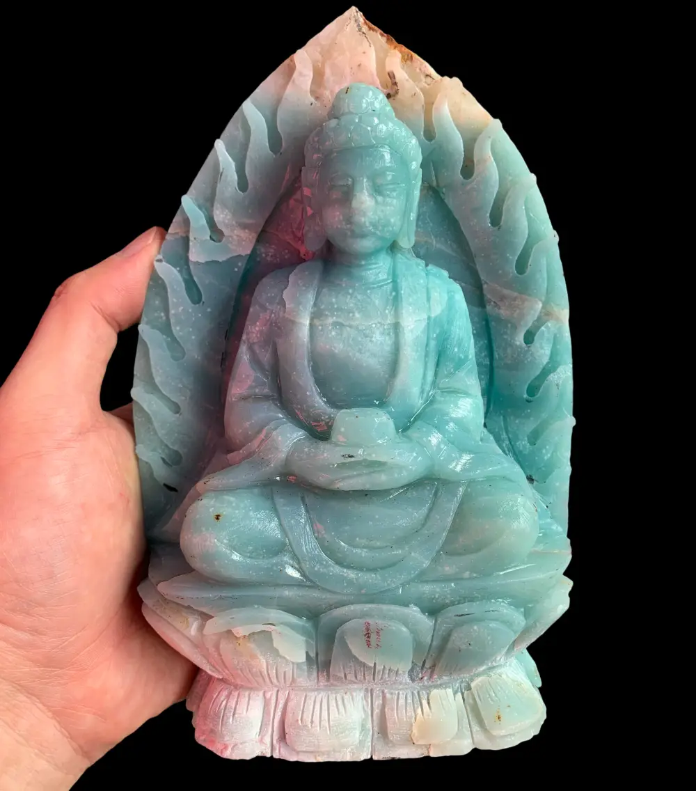 Caribbean Buddha Carving Support customization