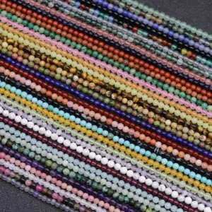 2mm/3mm/4mm Natural Gemstone Round Beads,Smooth Round Beads