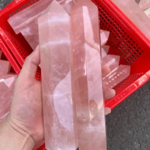 Big Rose Quartz Point