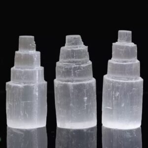 6.5x3cm Selenite Tower