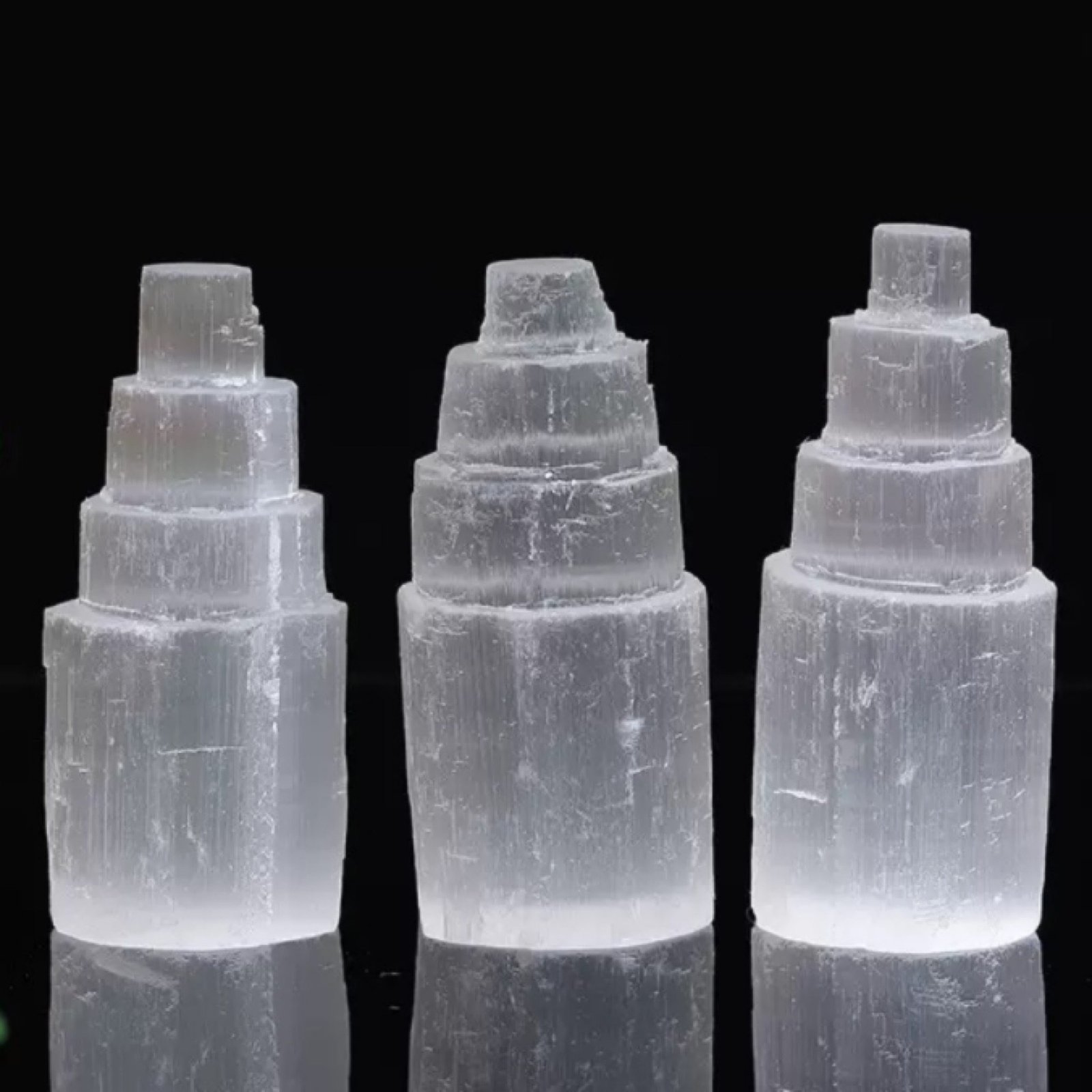 6.5x3cm Selenite Tower