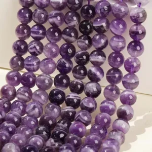 Natural 6mm,8mm Dream Amethyst Beads Strand