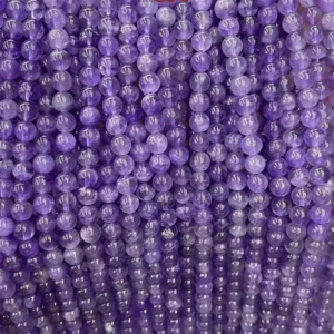 Natural 4mm,6mm,8mm Amethyst Beads Strand