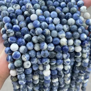 Natural 4mm,6mm,8mm Sodalite Beads Strand