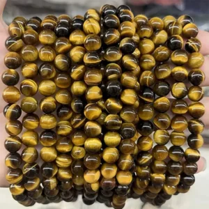Natural 4mm,6mm,8mm,10mm Tiger Eye Beads Strand
