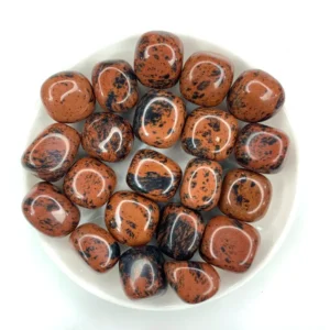 Natural Mahogany Obsidian Tumbled Stone
