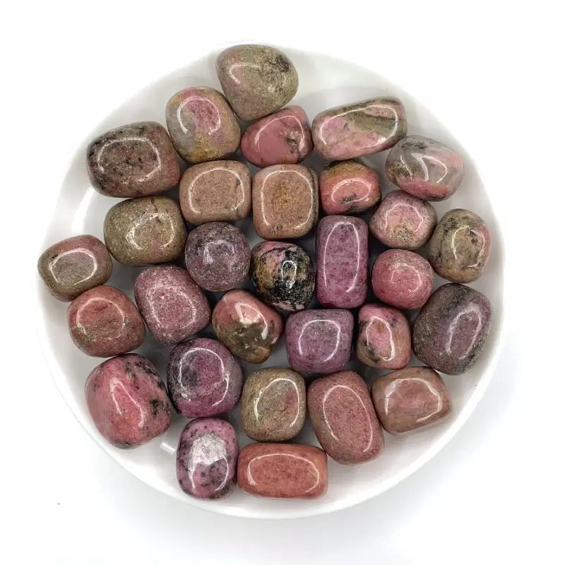 Natural Rhodonite Tumbled Stone