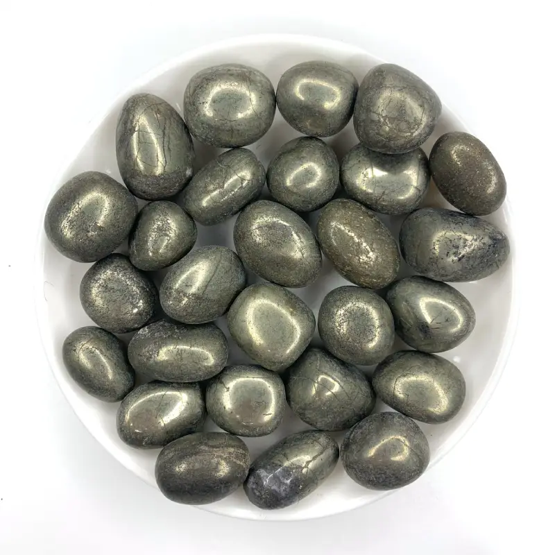 Natural Pyrite Tumbled Stone