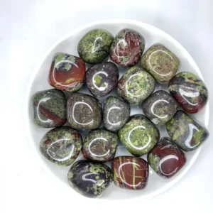 Natural Dragone Bloodstone Tumbled Stone