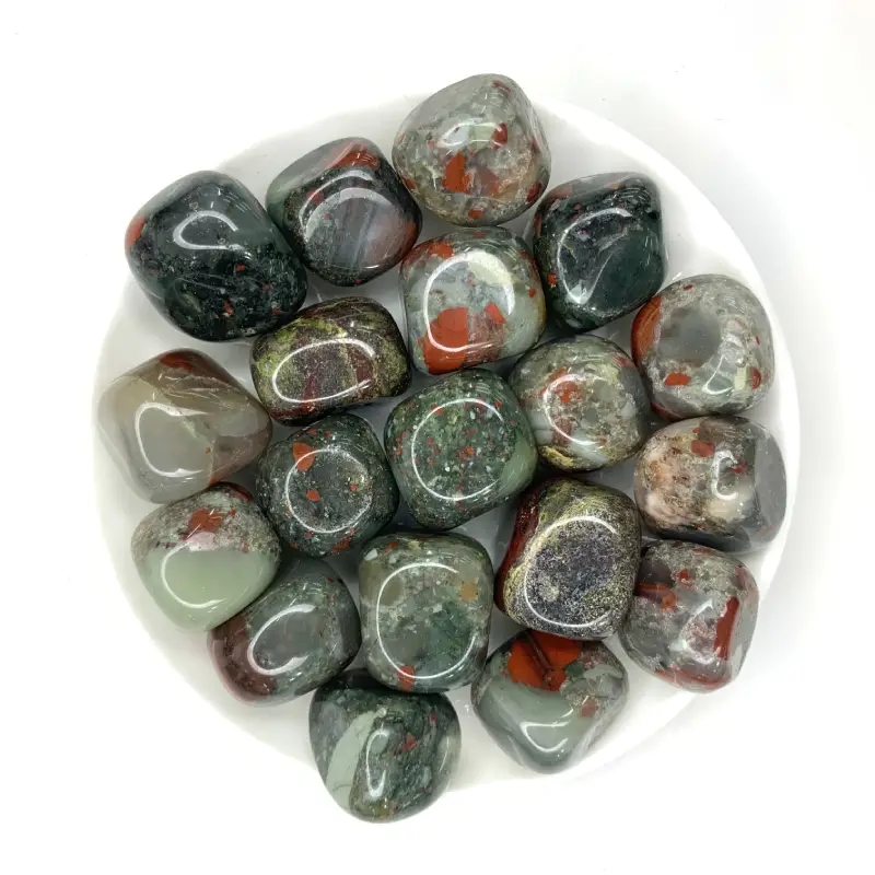 Natural Bloodstone Tumbled Stone
