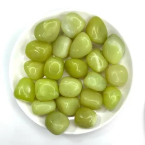 Natural Lemon Jade Tumbled Stone