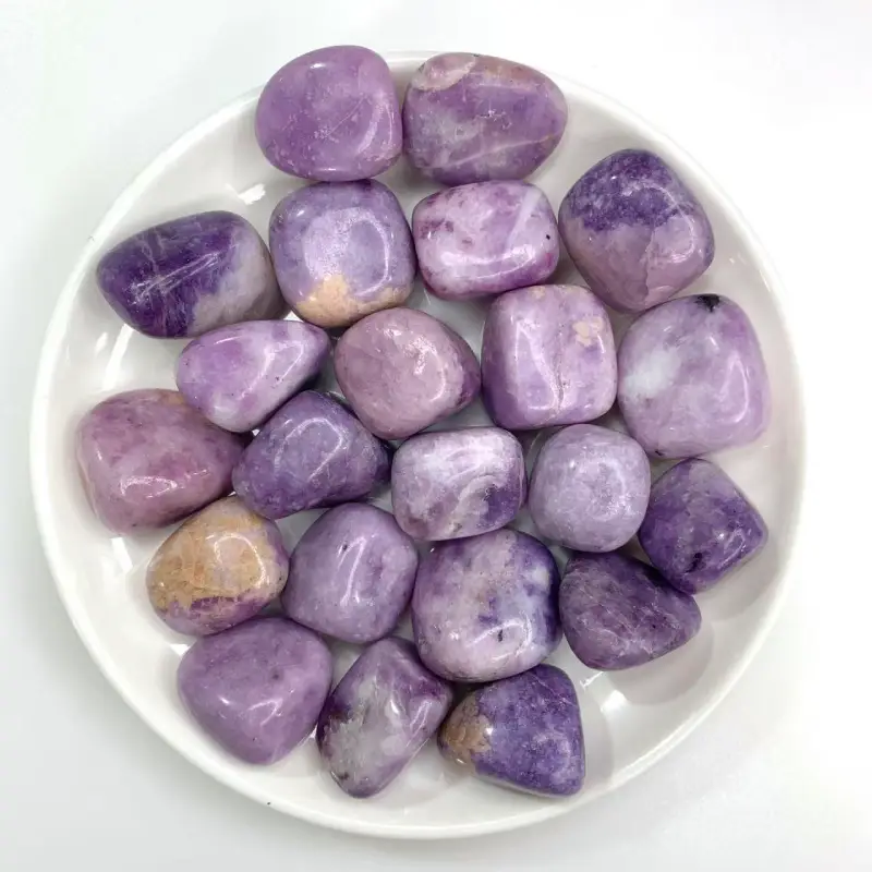 Natural Purple Mica Tumbled Stone