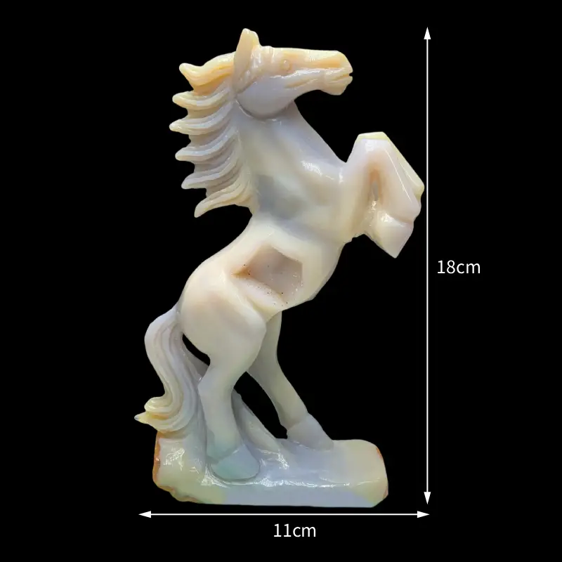 Crystal Horse Carving,Agate Horse Carving - Image 2