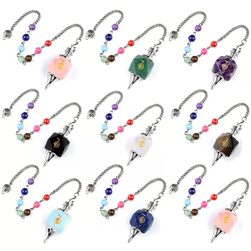 Reiki Pendulum, Cho-Ku-Rei Crystal Pendulum Divination Pendulum
