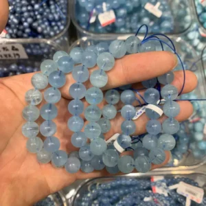8mm Natural Aquamarine Bracelets
