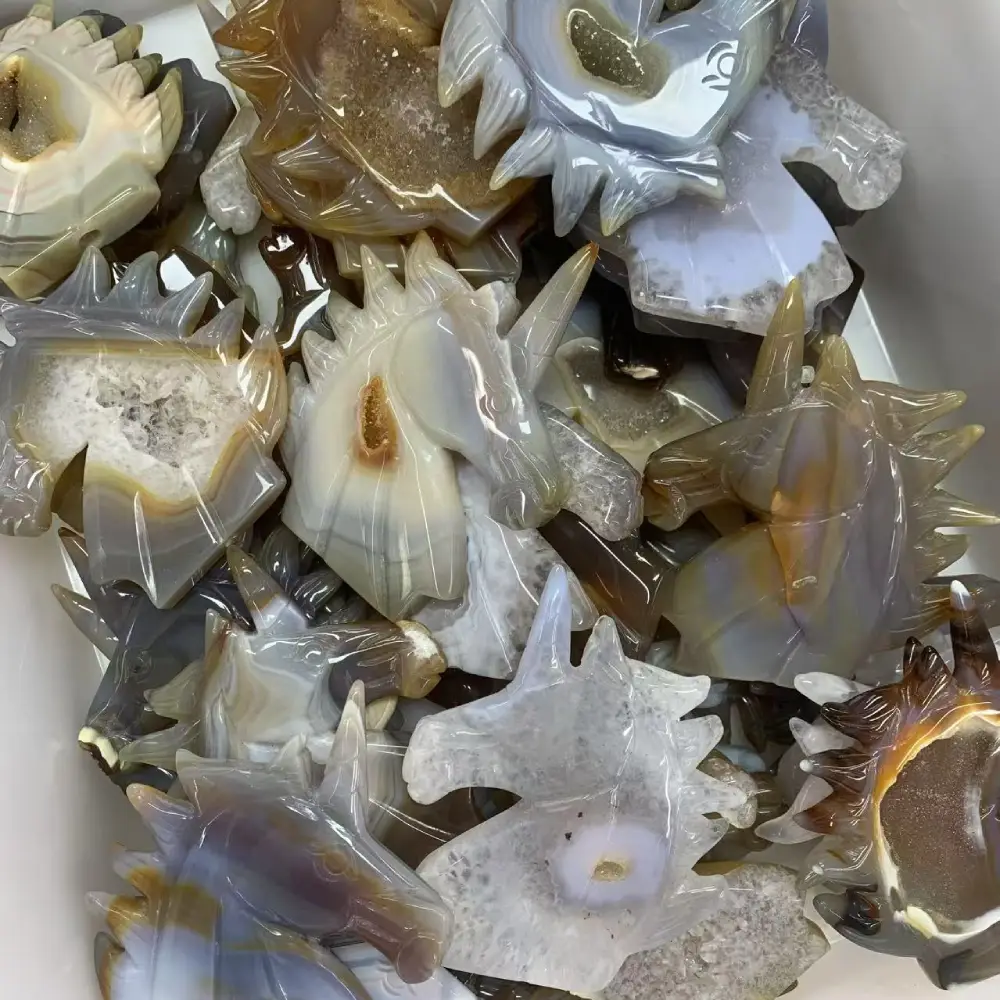 Crystal Unicorn Carving,Agate Unicorn Carving - Image 2