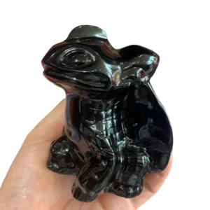 10cm Obsidian Toothless Carving