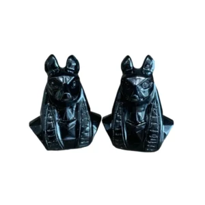 5.5x4.5cm Egyptian Anubis Carving Standing Statue Wholesale