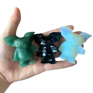 6cm Hand Carved Crystal Gremlins Carving Wholesale