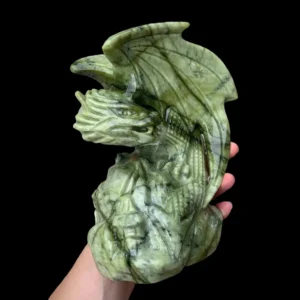 Jade Flying Dragon Carving