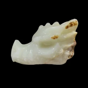 Afghan Jade Dragon Head Carving