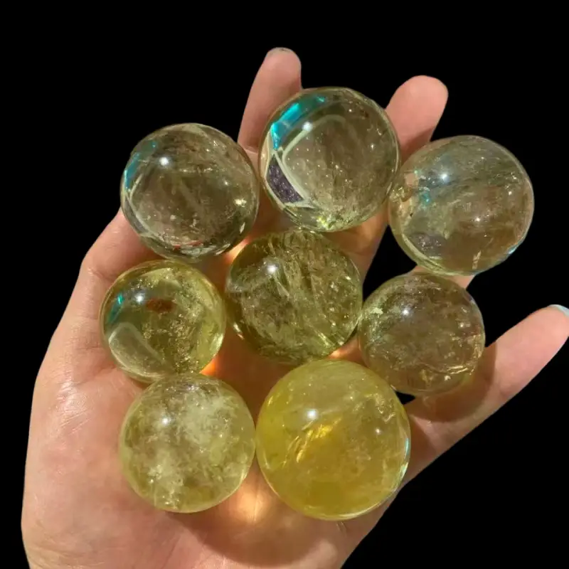 Natural Citrine Sphere Wholesale