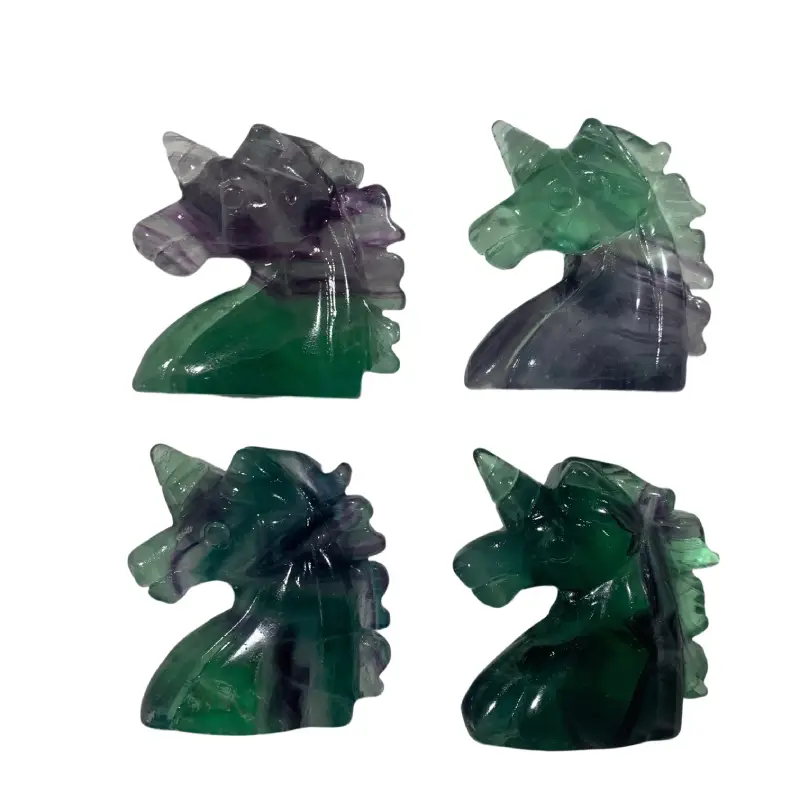 Fluorite Unicorn Carving Wholesale - Image 2