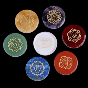 25mmNatural Semi-precious Round Healing Stone Set Wholesale